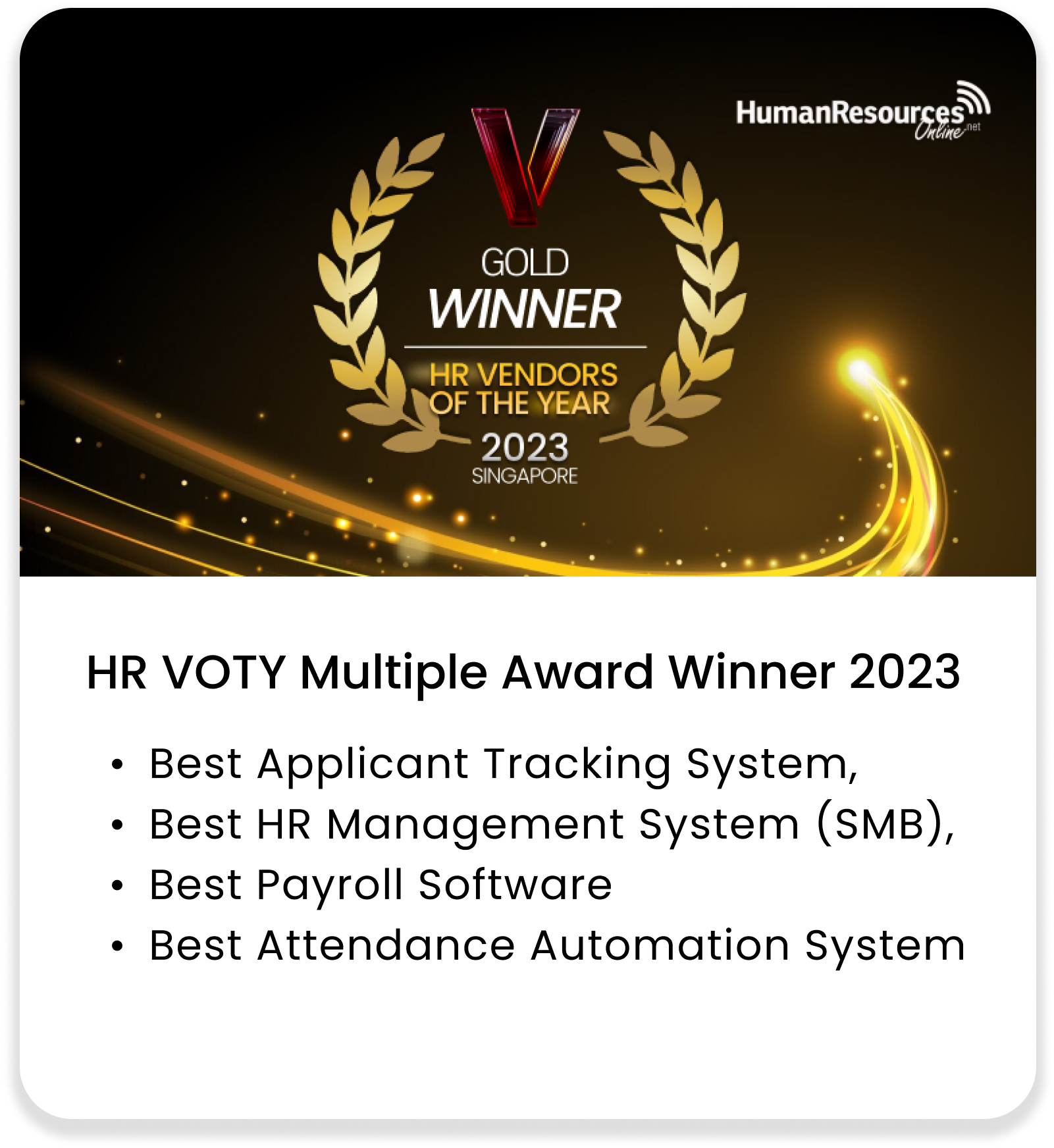 HR VOTY Award Winner 2023