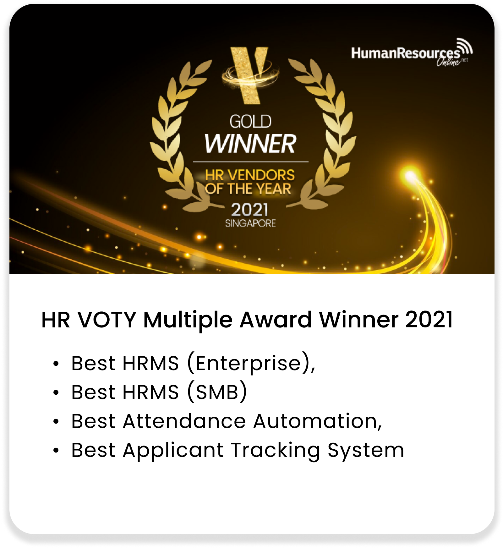 HR VOTY Award Winner 2023