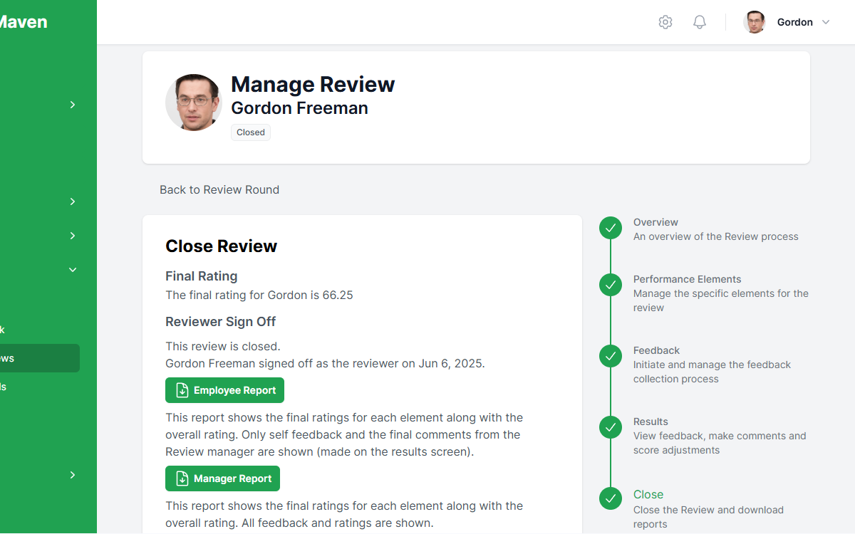 Dashboard mockup