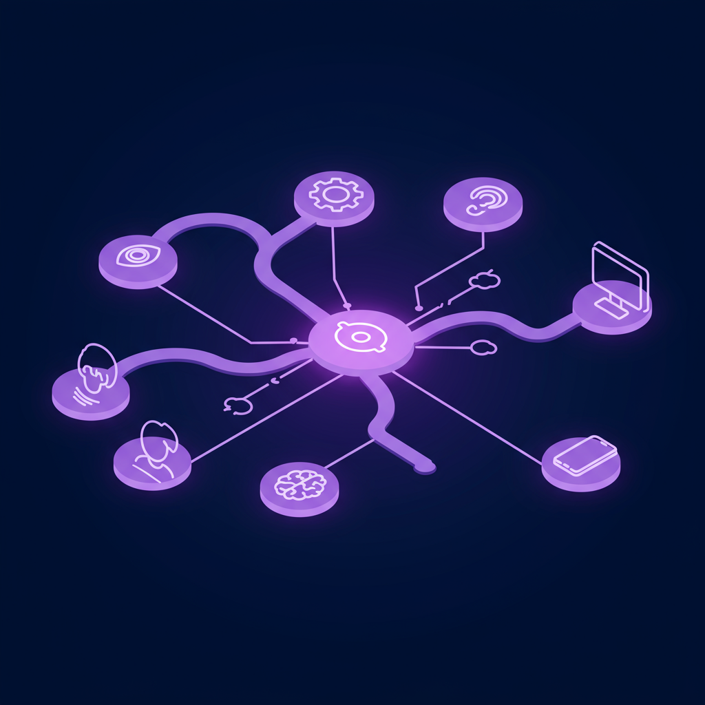 Illustration de 5 pratiques UX/UI pour rendre un site web accessible et conforme aux normes d’accessibilité.