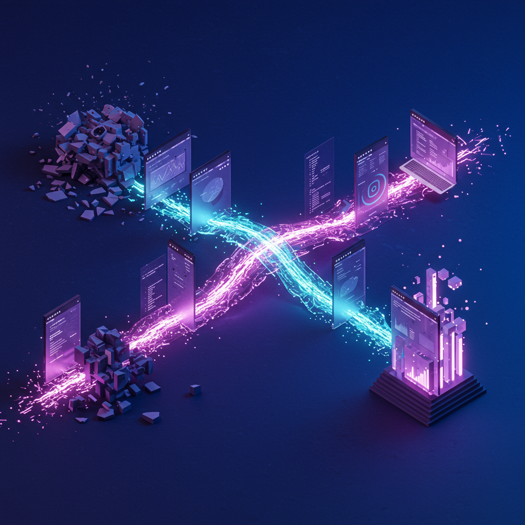 Visuel montrant les 5 étapes clés pour réussir une refonte de site web performante et SEO-friendly.