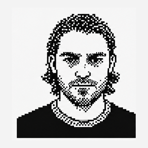 Pixel portrait of John
