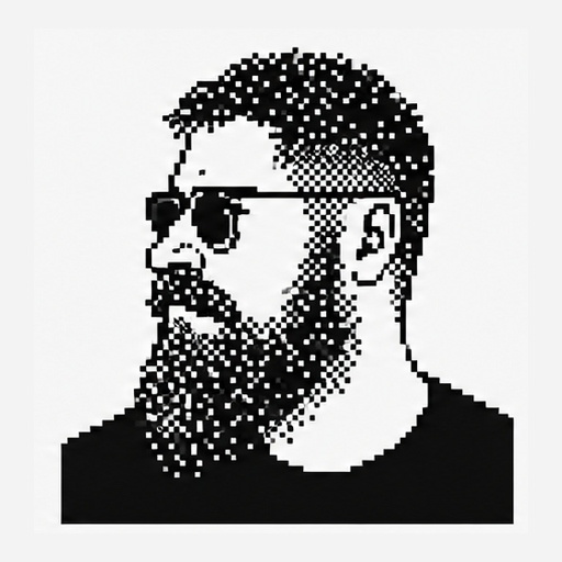 Pixel portrait of David
