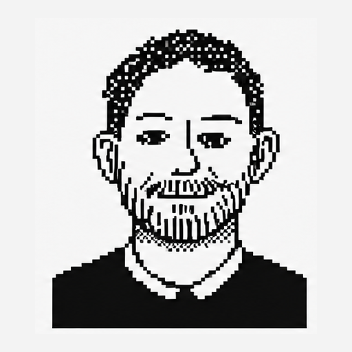 Pixel portrait of Jon