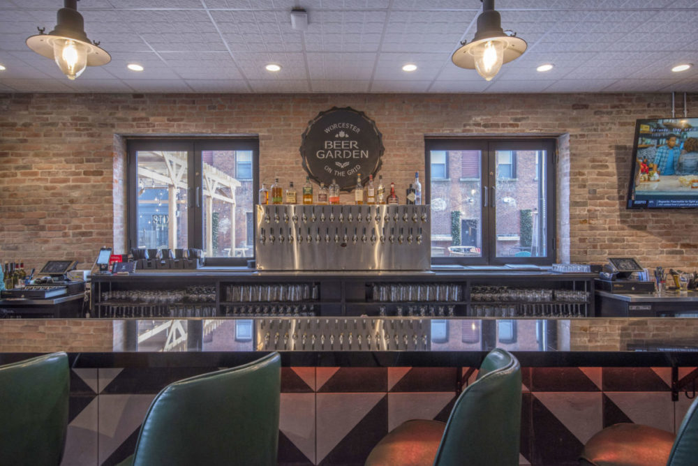 Gut renovation of space to create modern and functional bar and restaurant for client.