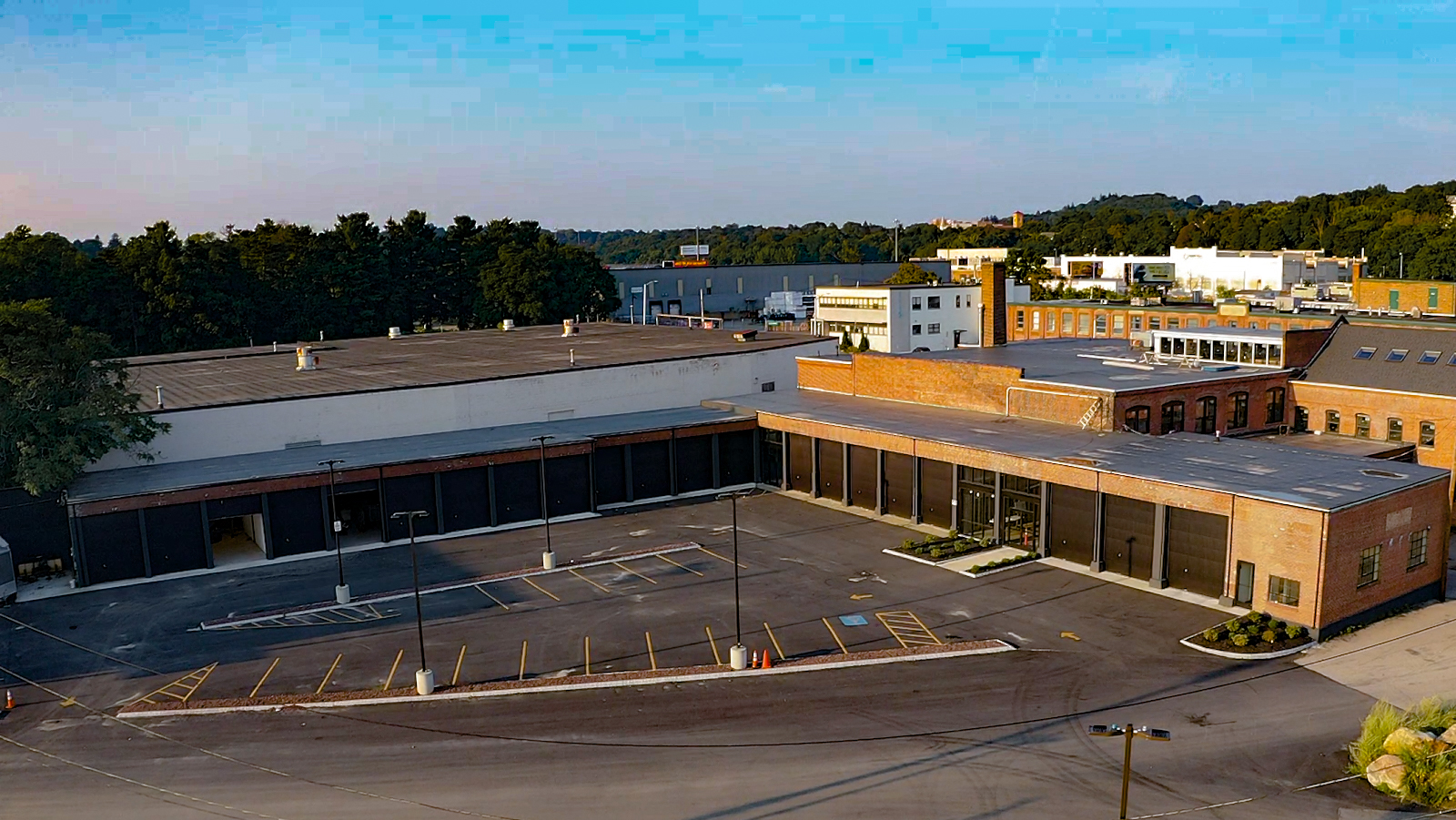 Three story, 29 drive-in bay renovation of 51,791 square foot multi-use commercial building