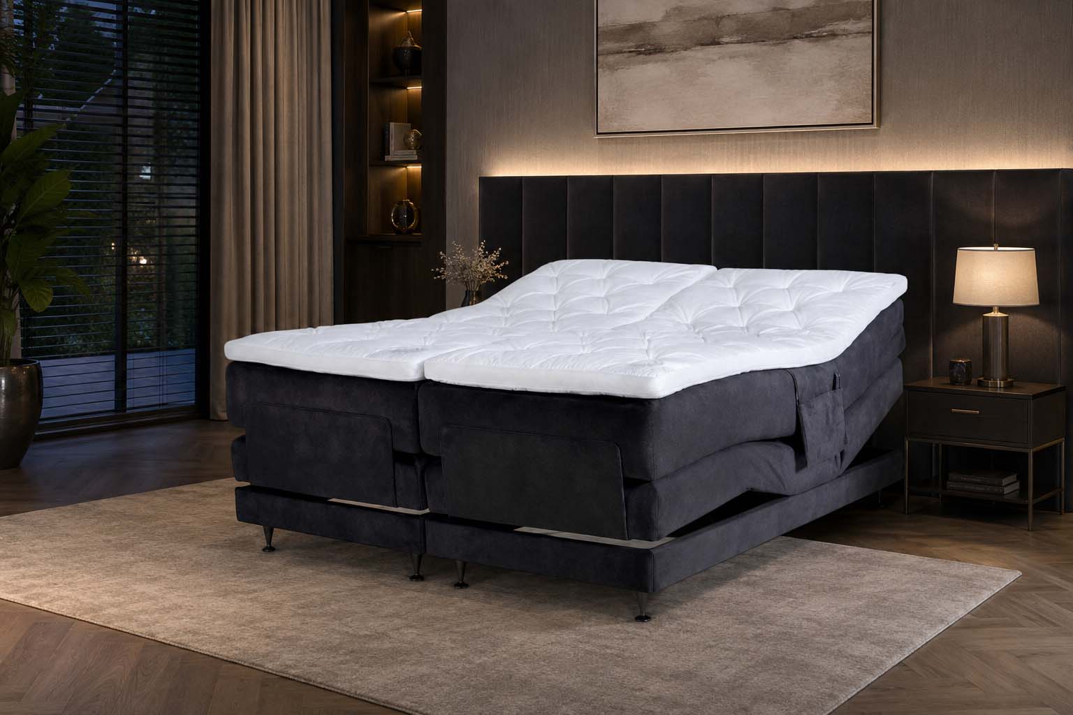 Luxe en sfeervolle boxspring van Dorbien Beds
