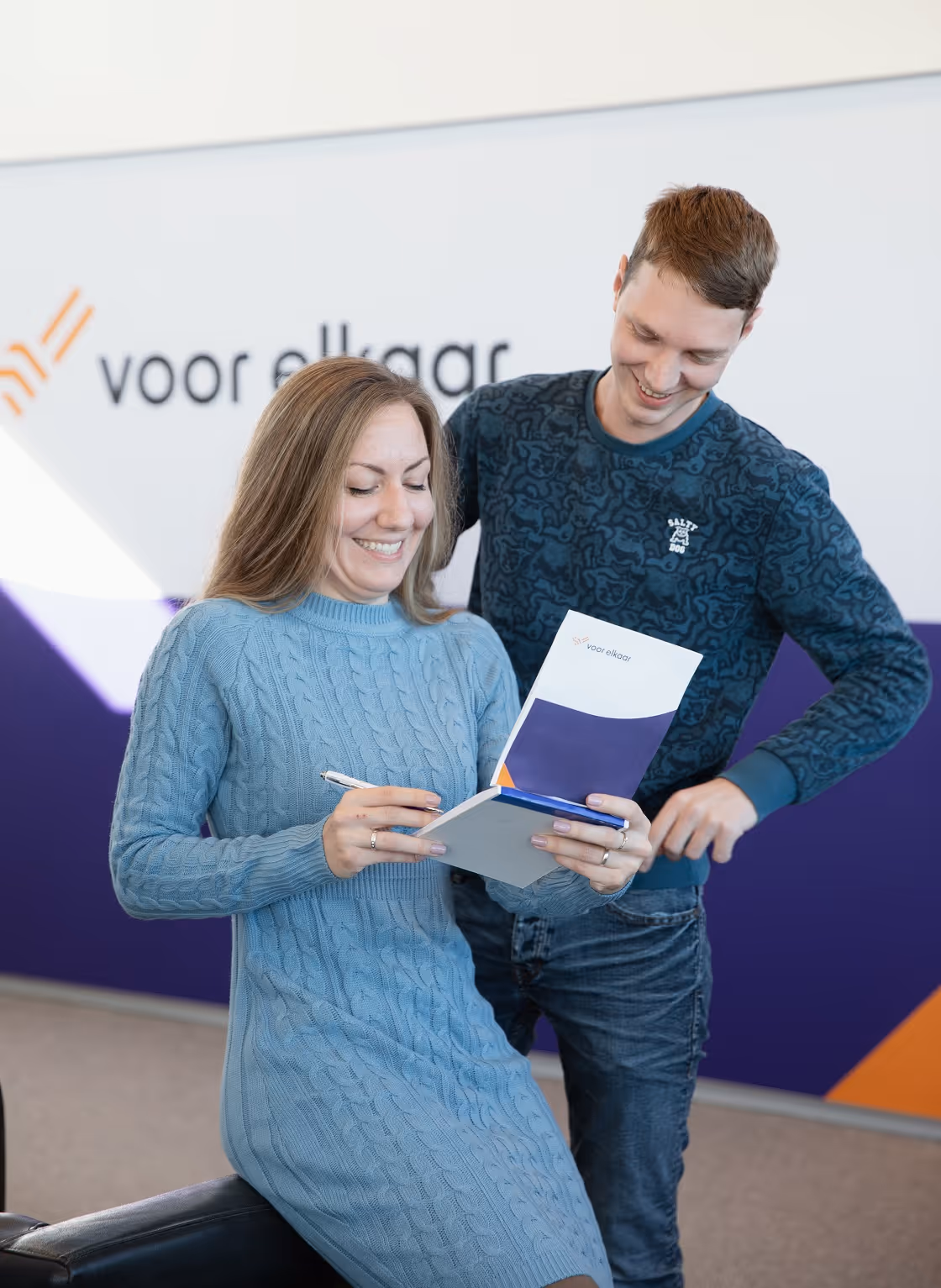 Klantgesprek bij Voor Elkaar over belastingadvies en administratie