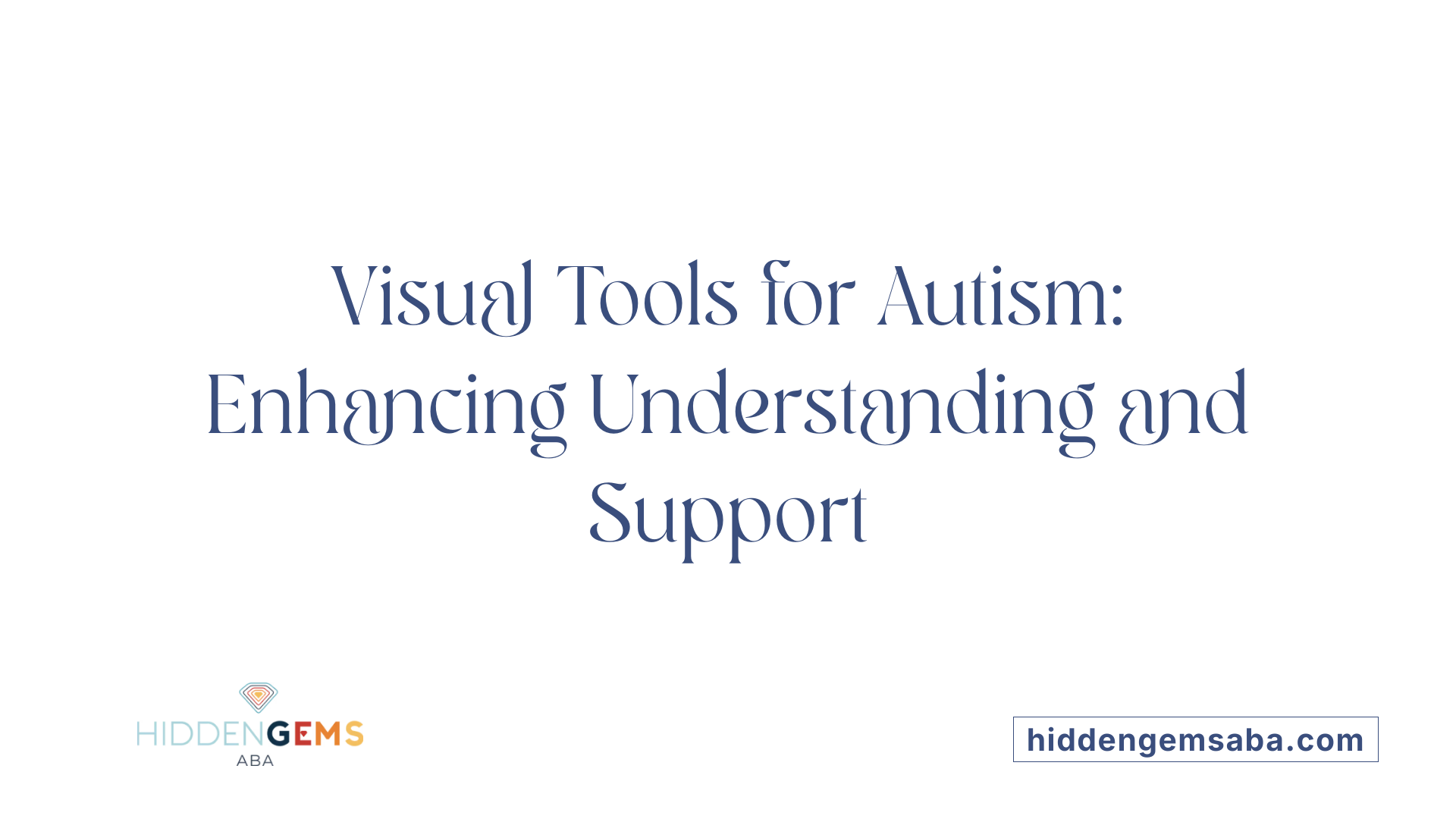 Visual Tools for Autism: Enhancing Understanding and Support