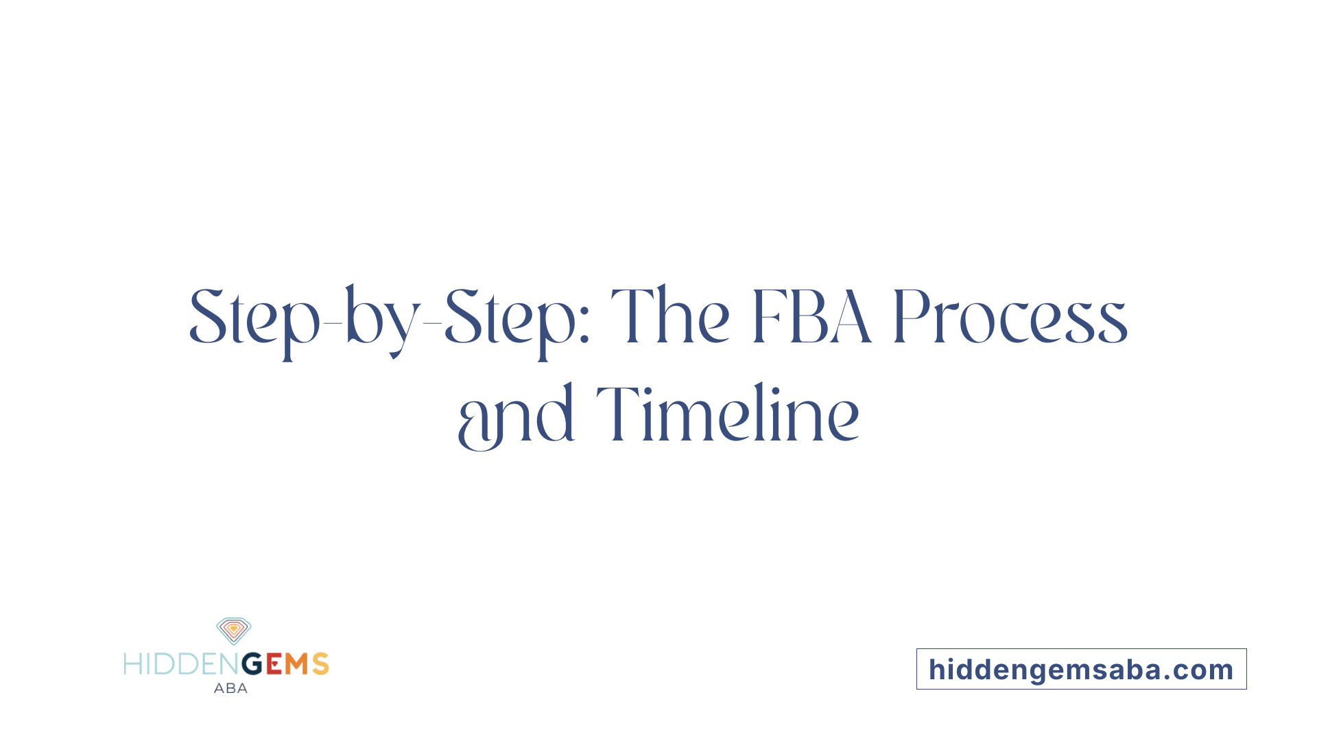 Step-by-Step: The FBA Process and Timeline