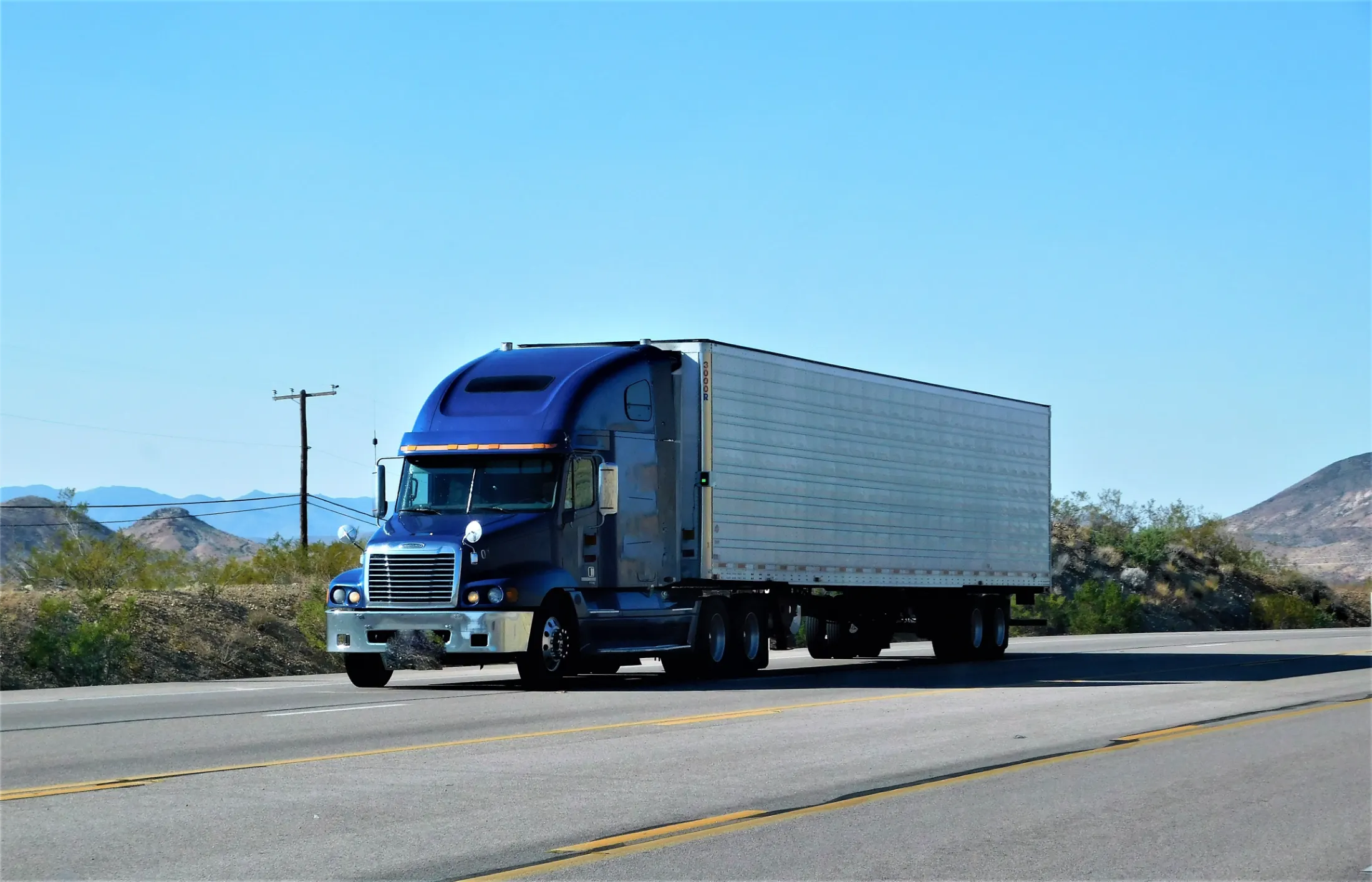 Blue truck in Odessa, TX