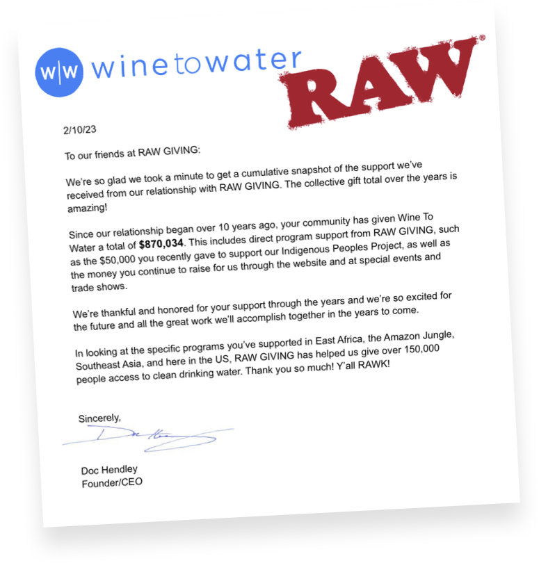 Letter from winetowater 