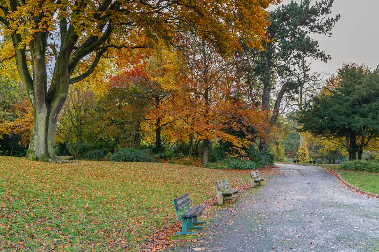Grove park in Harborne Birmingham.