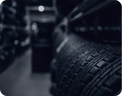 RHD Tire garage with tires