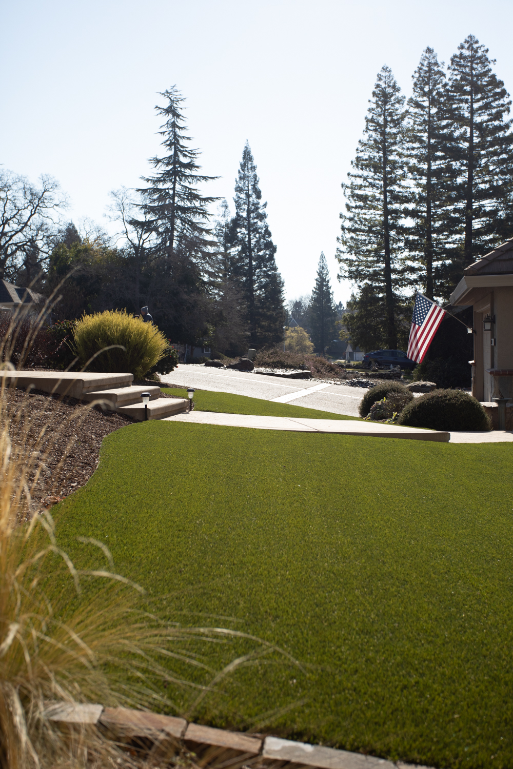 Artificial turf Sacramento CA Total Turf bonded insured USA made grass
