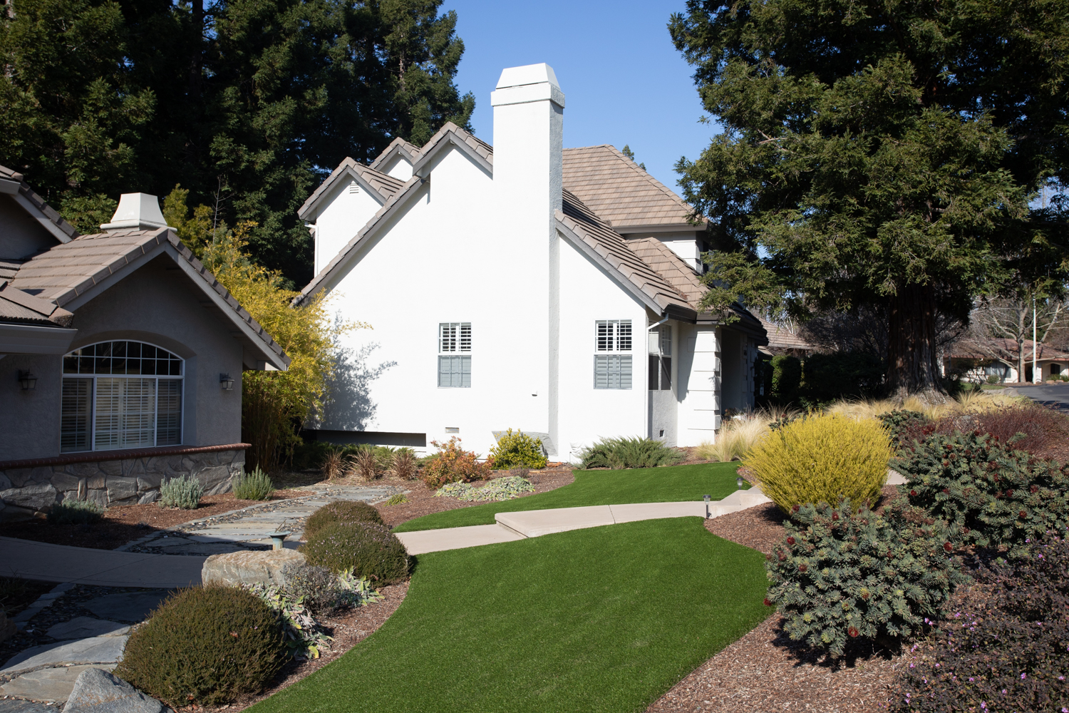 Total Turf Sacramento artificial grass installation residential project