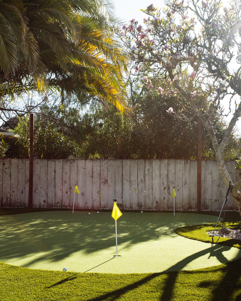 Artificial turf installation by Total Turf in Rancho Murieta, California