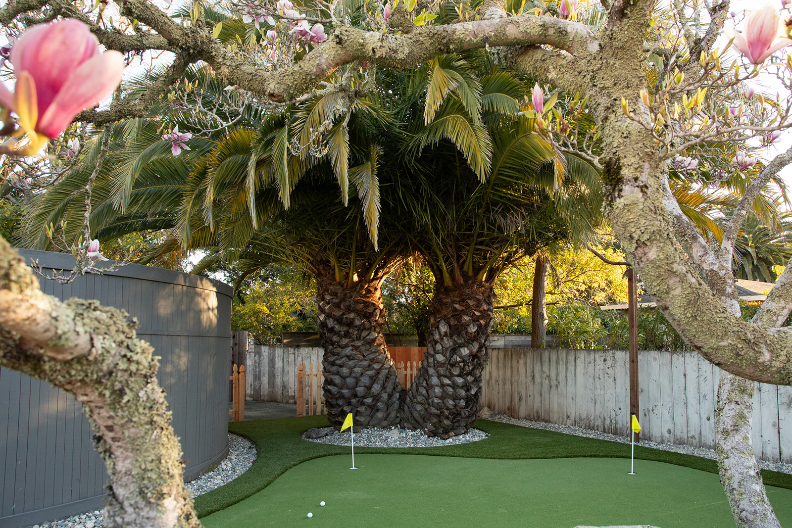Artificial turf installation by Total Turf in Gold River, California