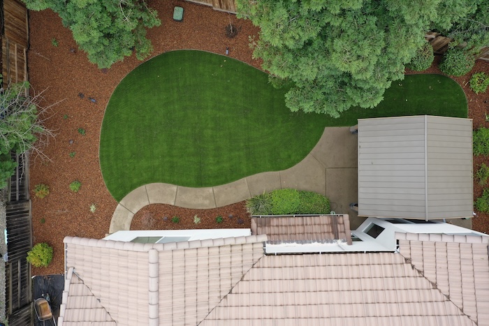 Artificial turf installation by Total Turf in El Dorado Hills, California