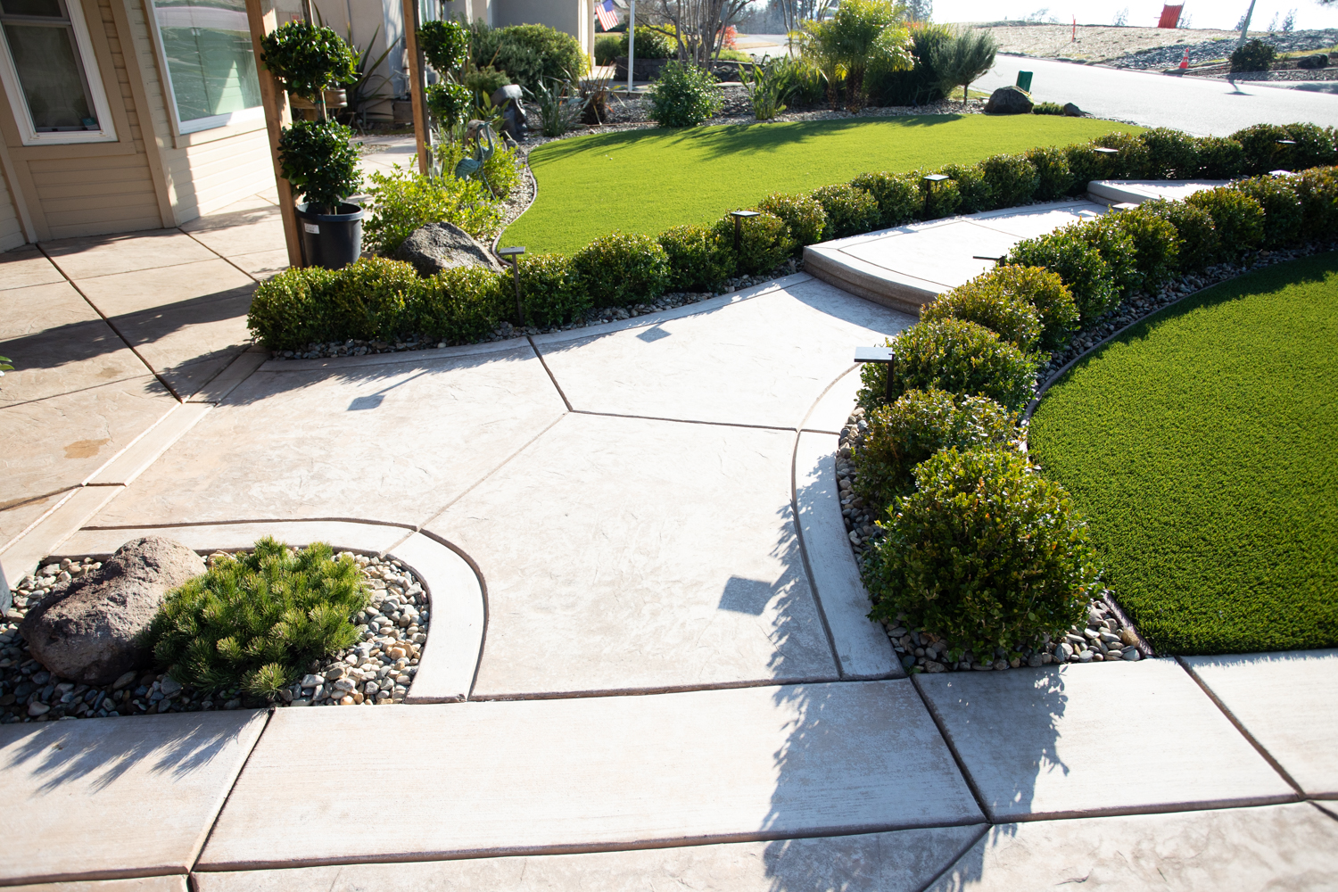 Artificial turf installation by Total Turf in Auburn, California