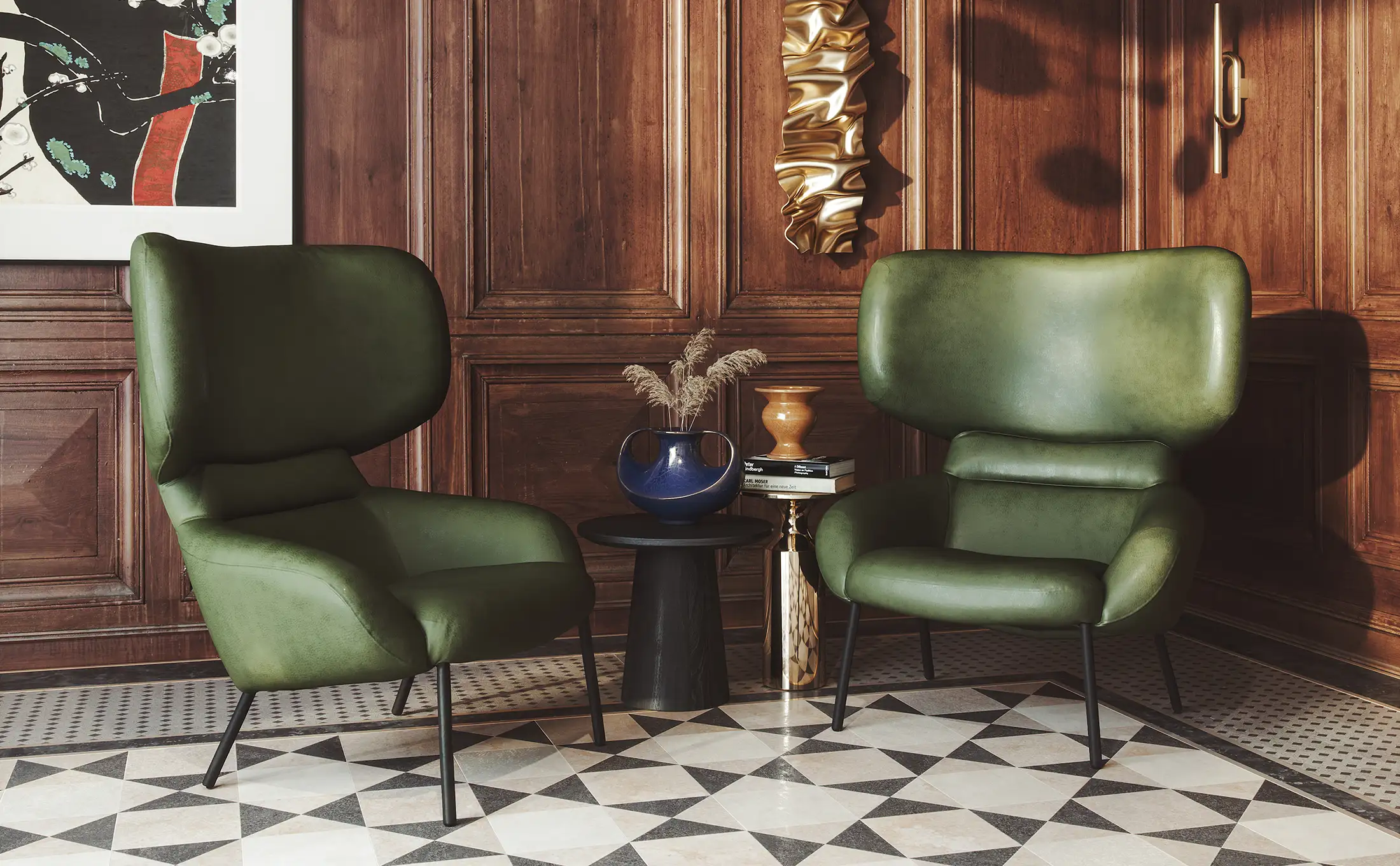 Didier Apparel Wingback Chair