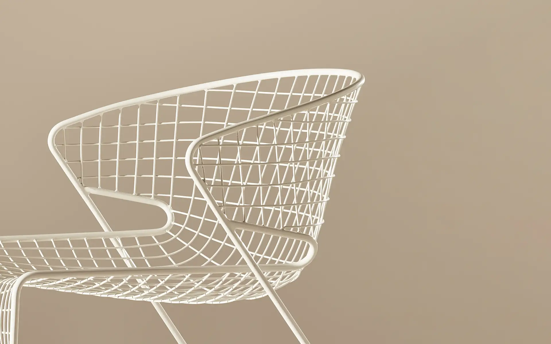 Nautiloid Wire Lounge Chair