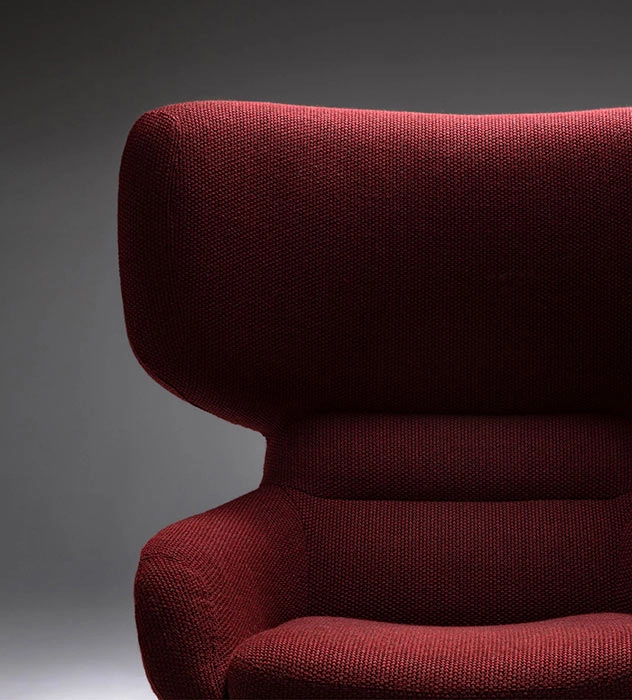 Apparel Chair upholstered in Dark Red Kindred Fabric
