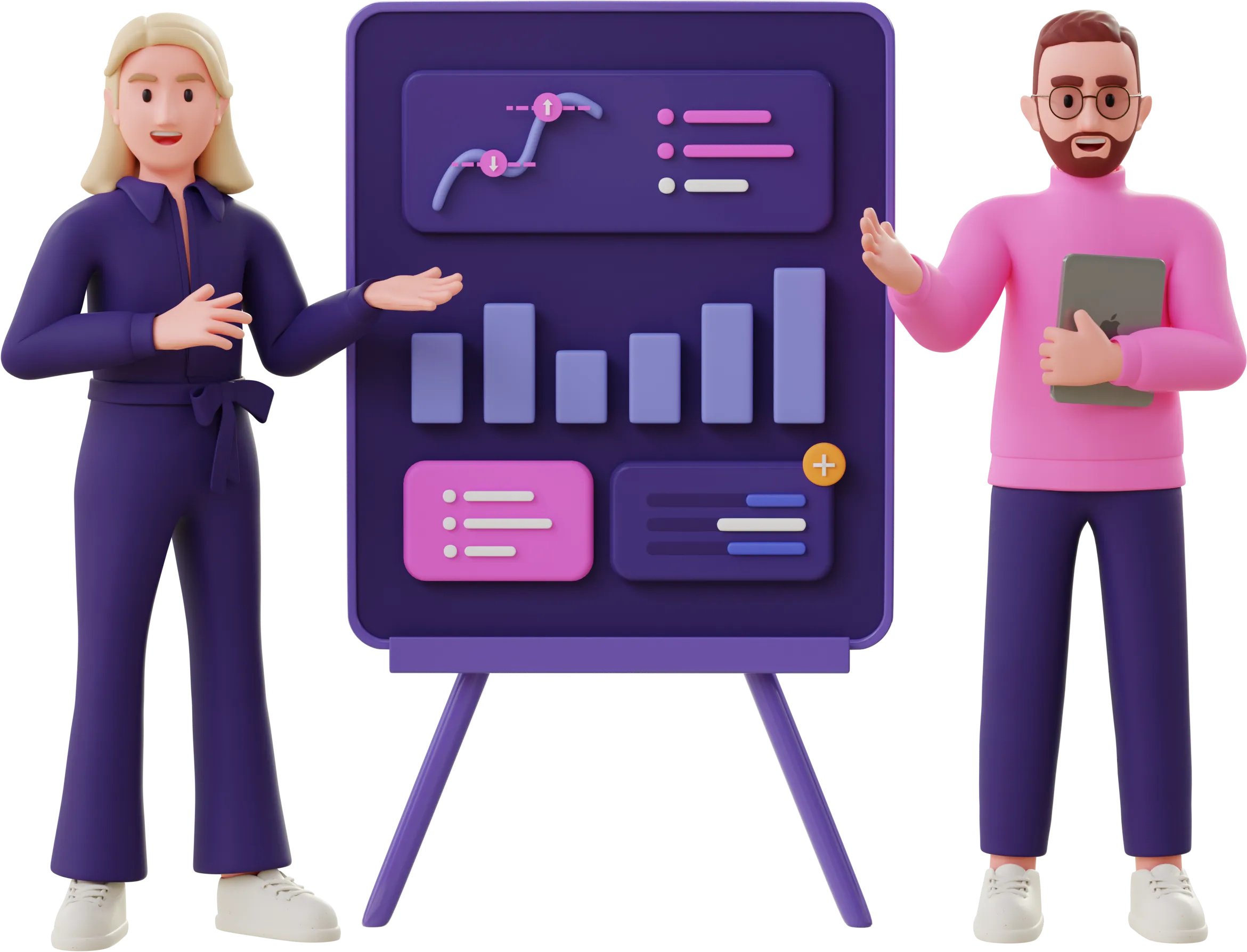 A dude, a woman and another dude having a meeting huddled in various chairs