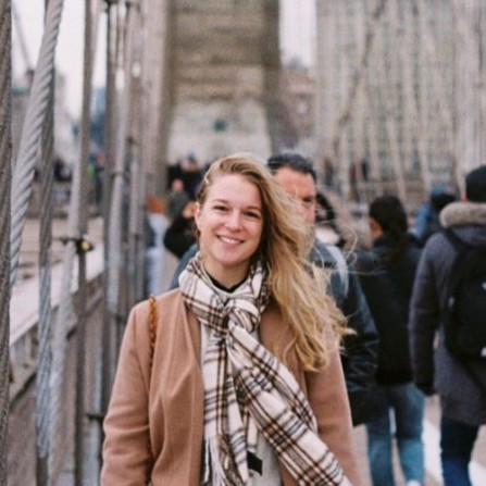 Dude working in a bean bag