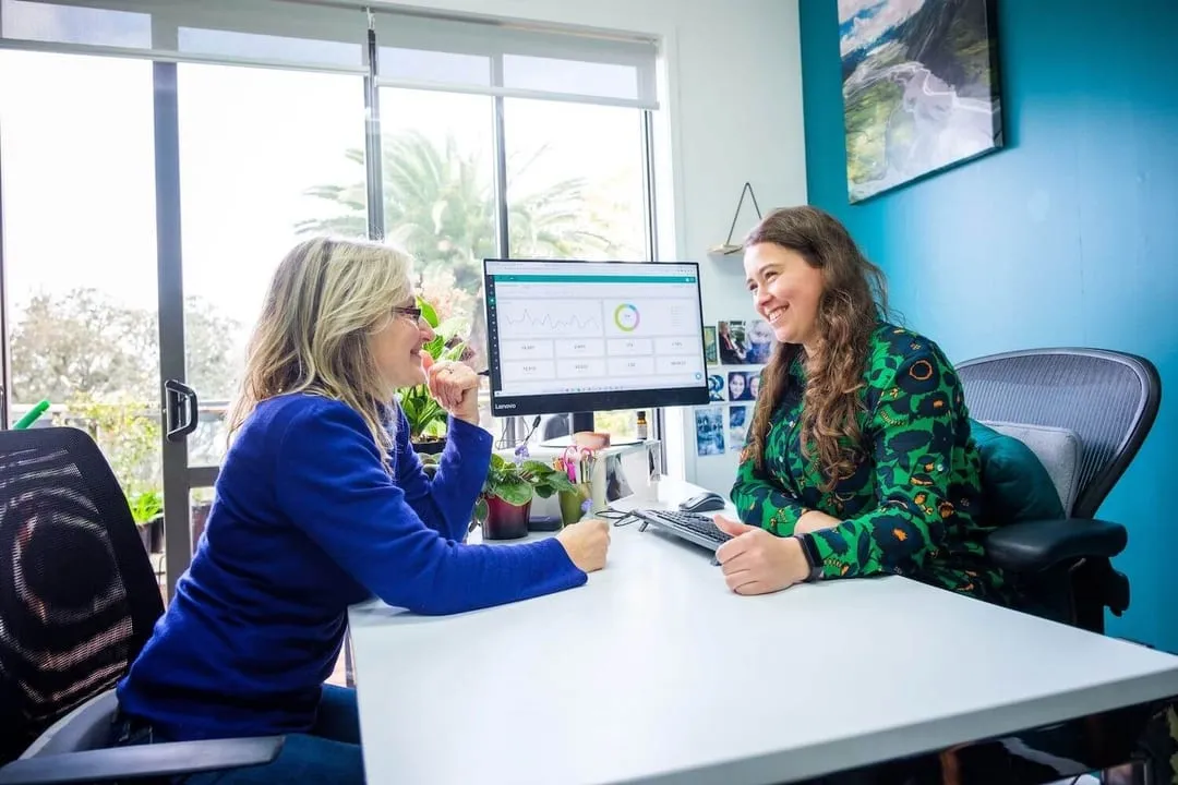 Dude working in a bean bag