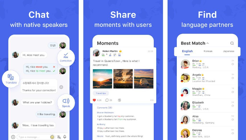 app for making friends hello talk