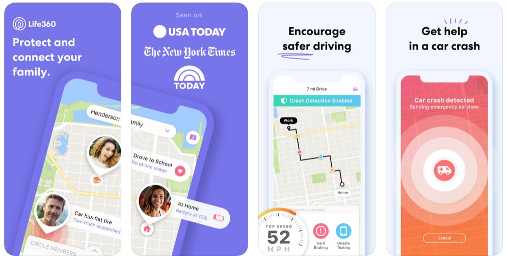 Life 360 location tracking app
