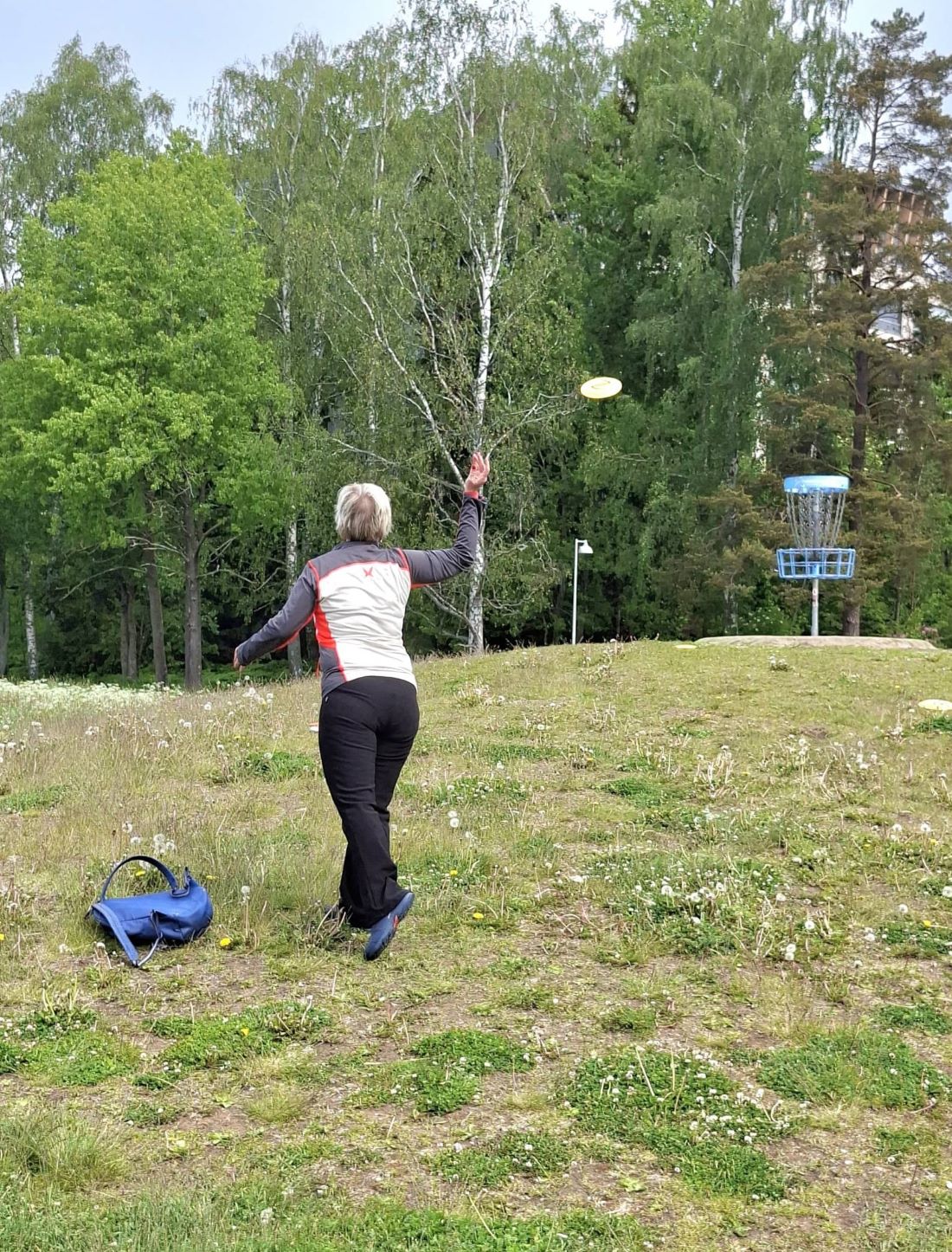 Frisbeegolf.