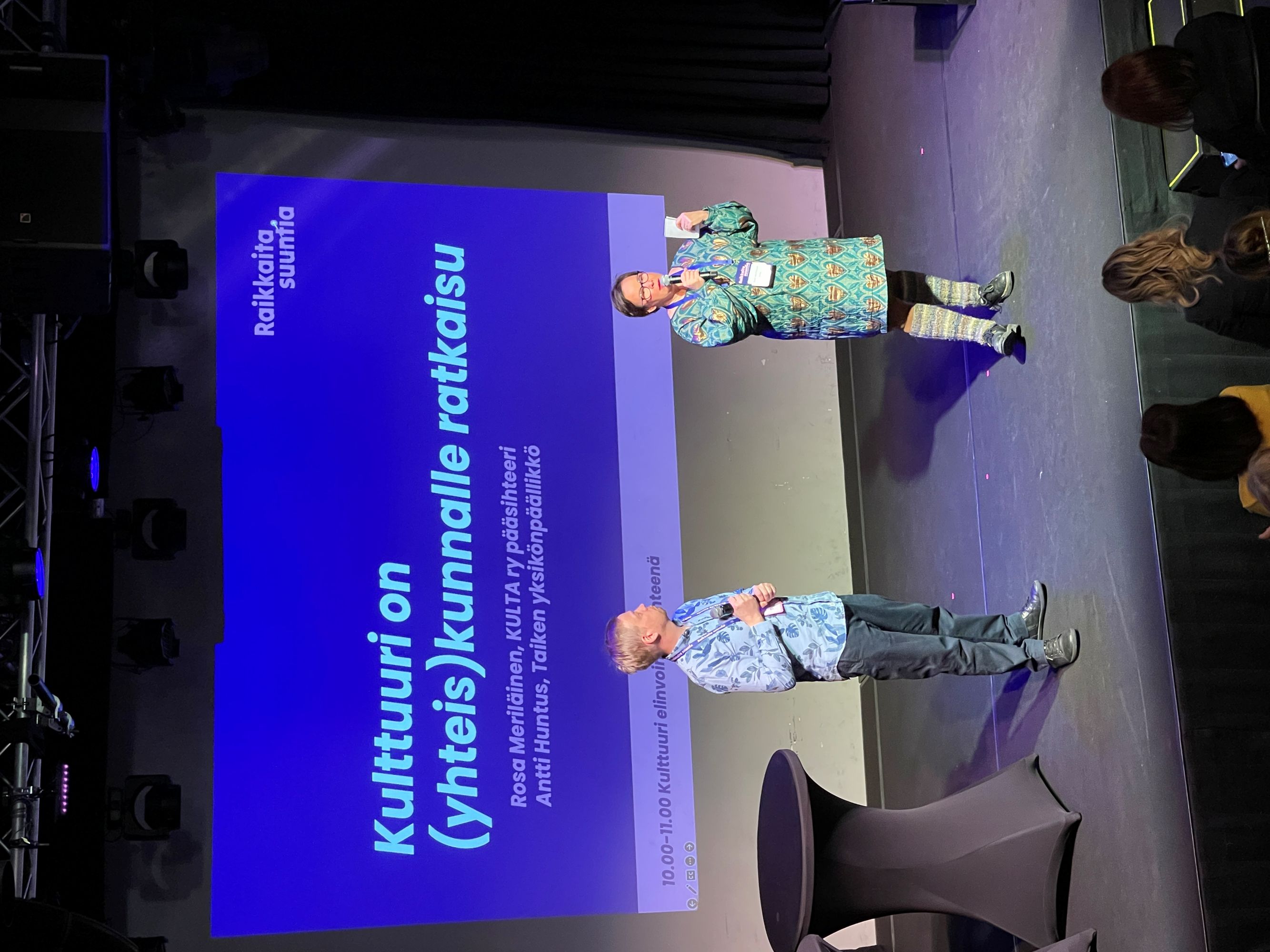 Antti Huntus ja Rosa Meriläinen.