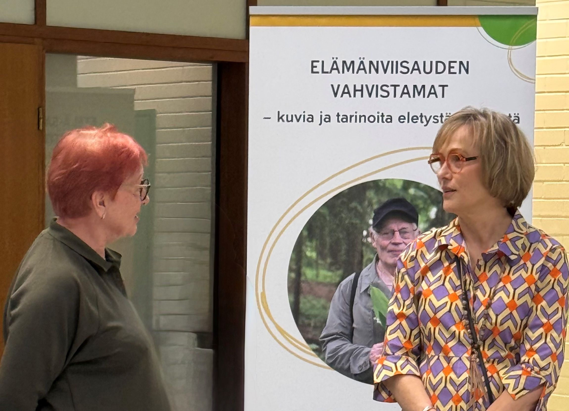 Maire ja Teija. Kuva: Teija Saarinen.