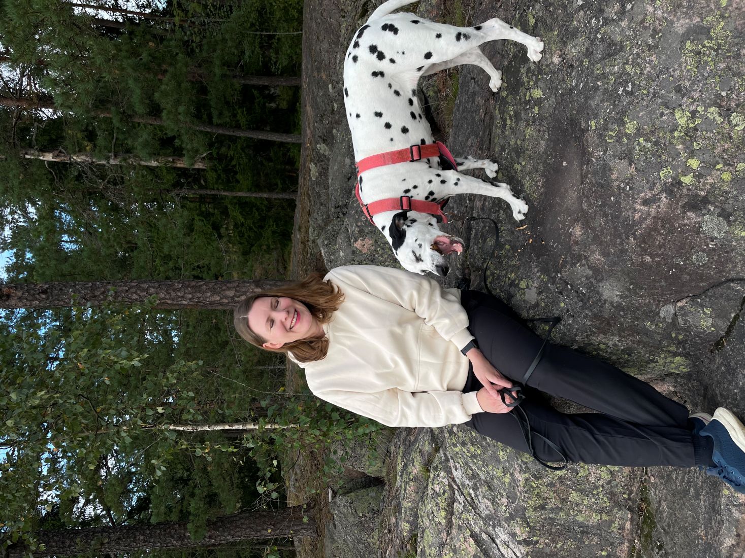 Anna-Maija Vainiomäki ja Elli.