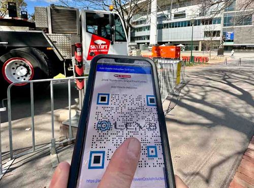 QR Codes for onsite inductees