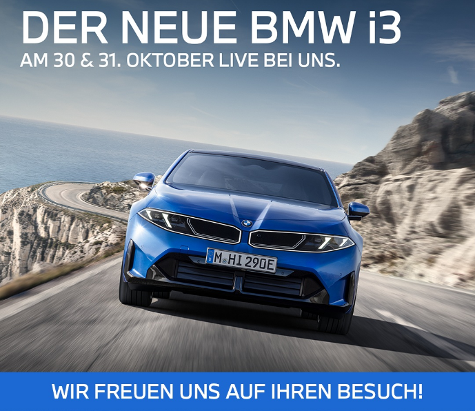 Der neue BMW i3 2026 – live erleben am 30. & 31. Oktober!