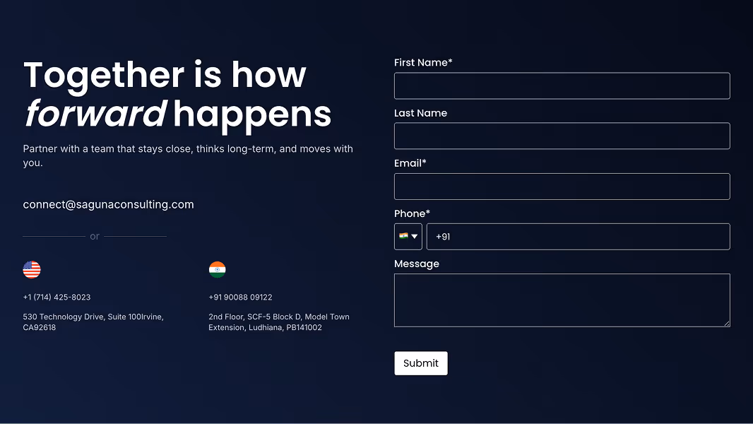 Saguna website photo 8
