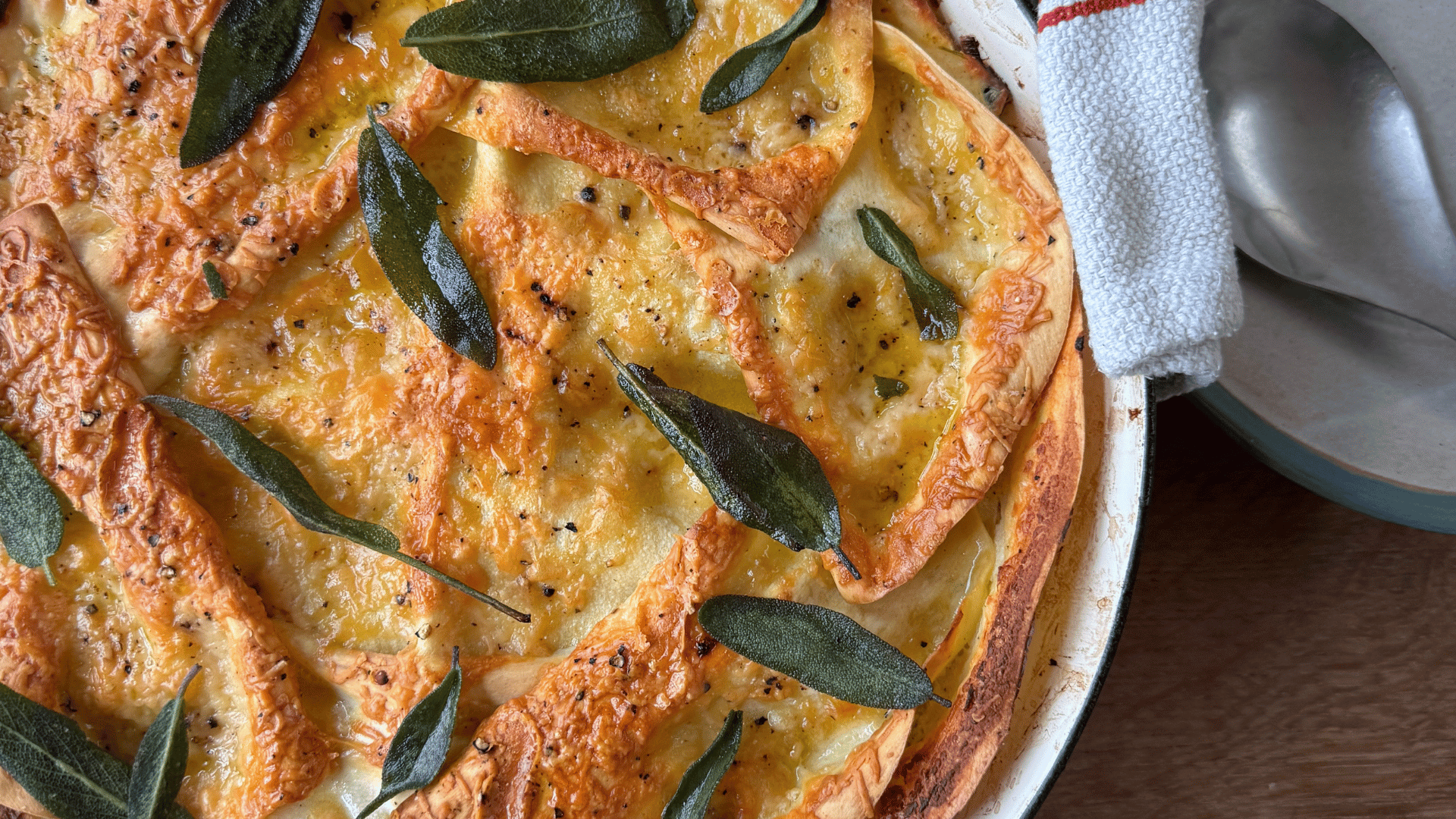 One Pan Leek & Greens Lasagne