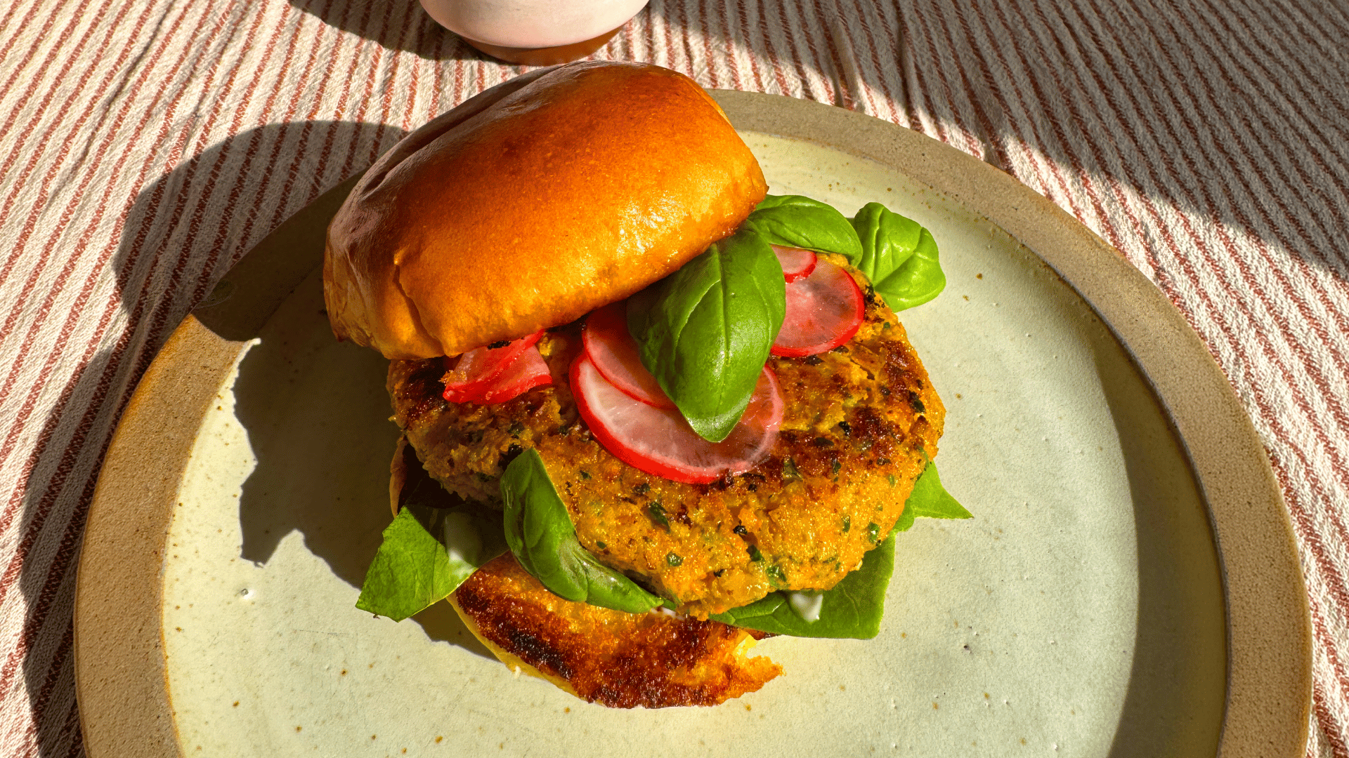 Spiced Carrot & Cheddar Burgers