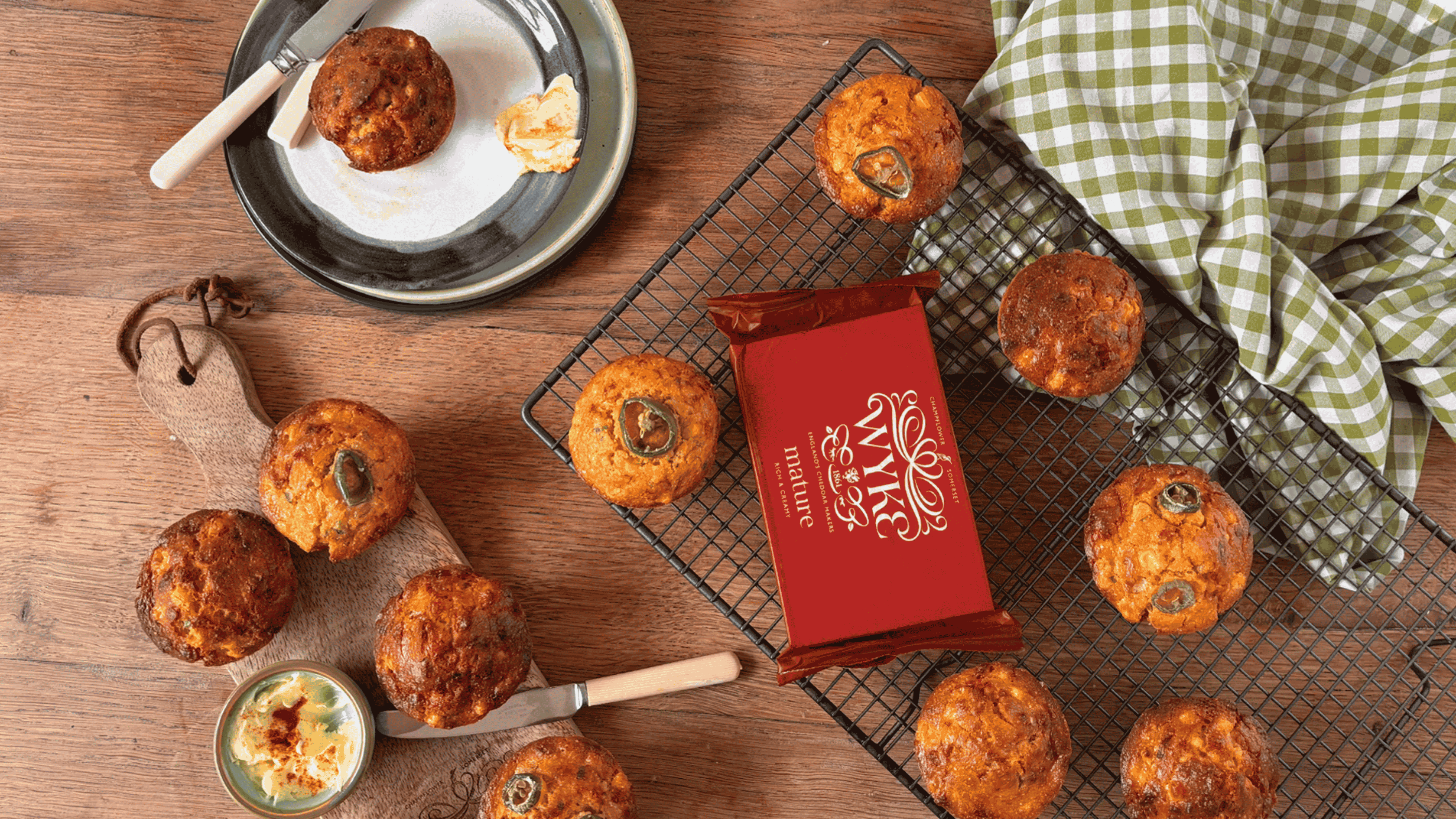 Cheesy Cornbread Muffins