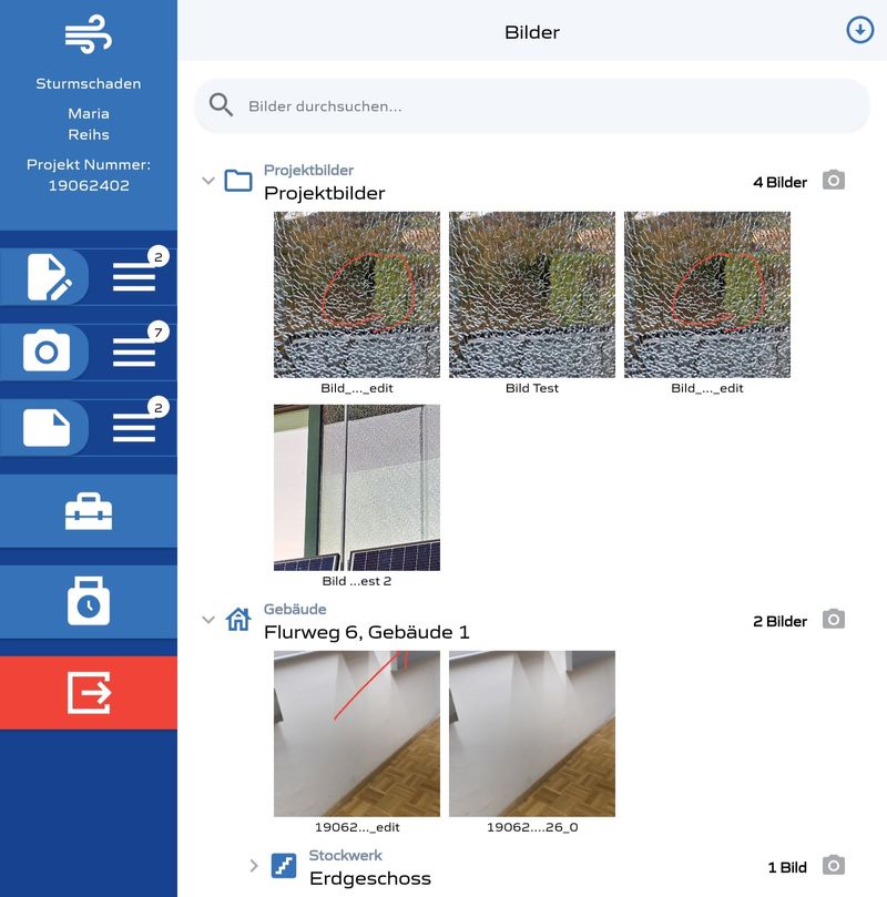 Bild Dokumentation Screenshot