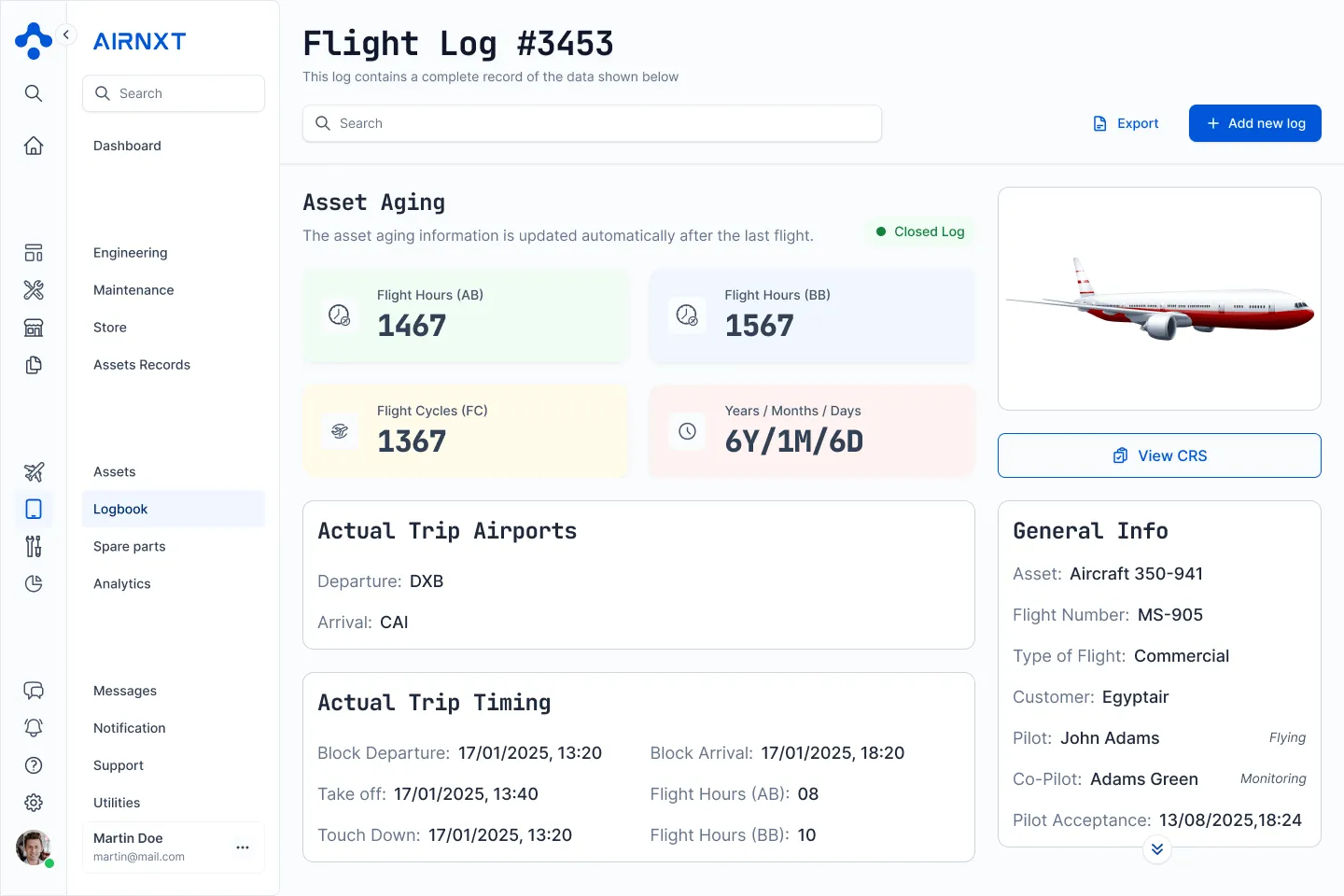 Flight Log