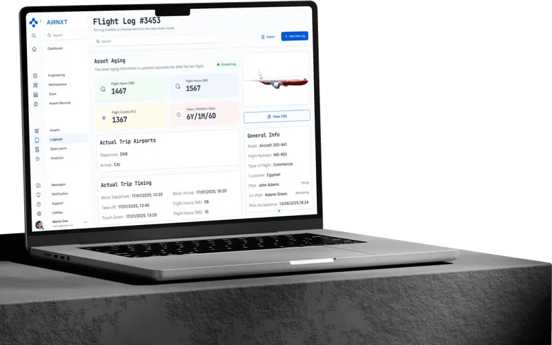 AirNxt UI Screenshot