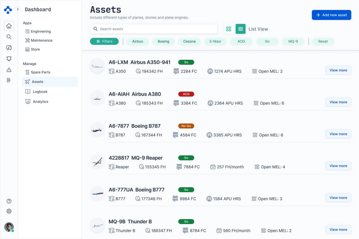 AirNxt UI screenshot