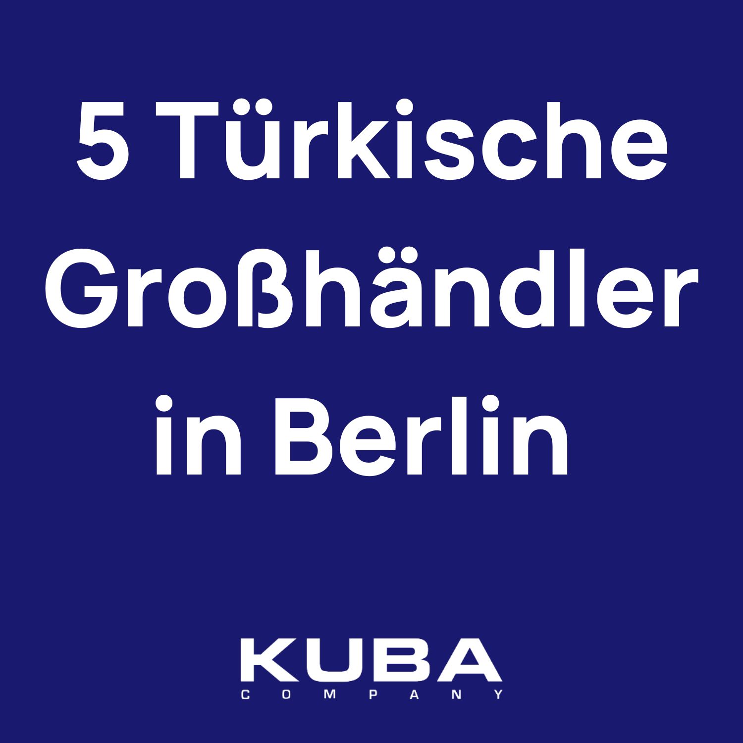 Türkische Großhändler in Berlin