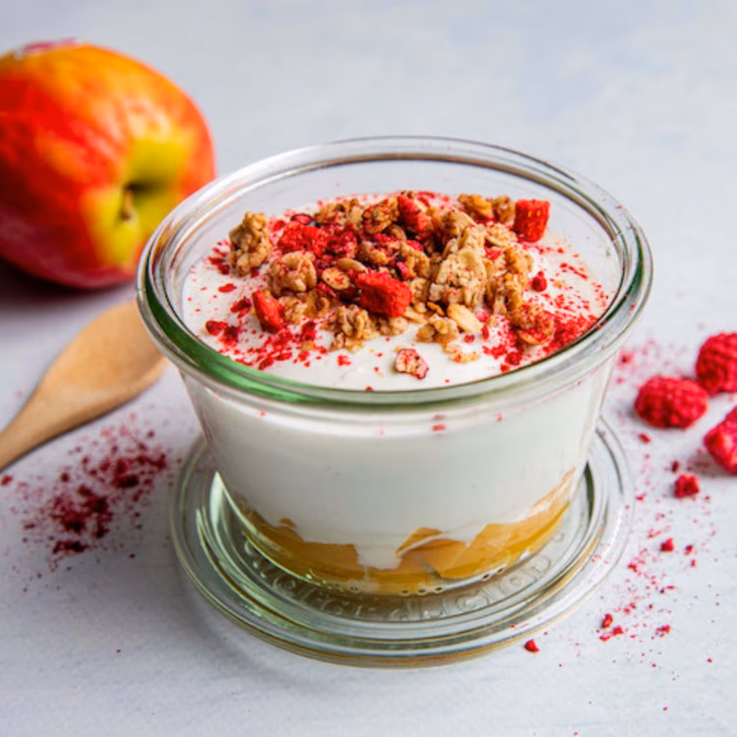 Yoghurt med eple og kanel