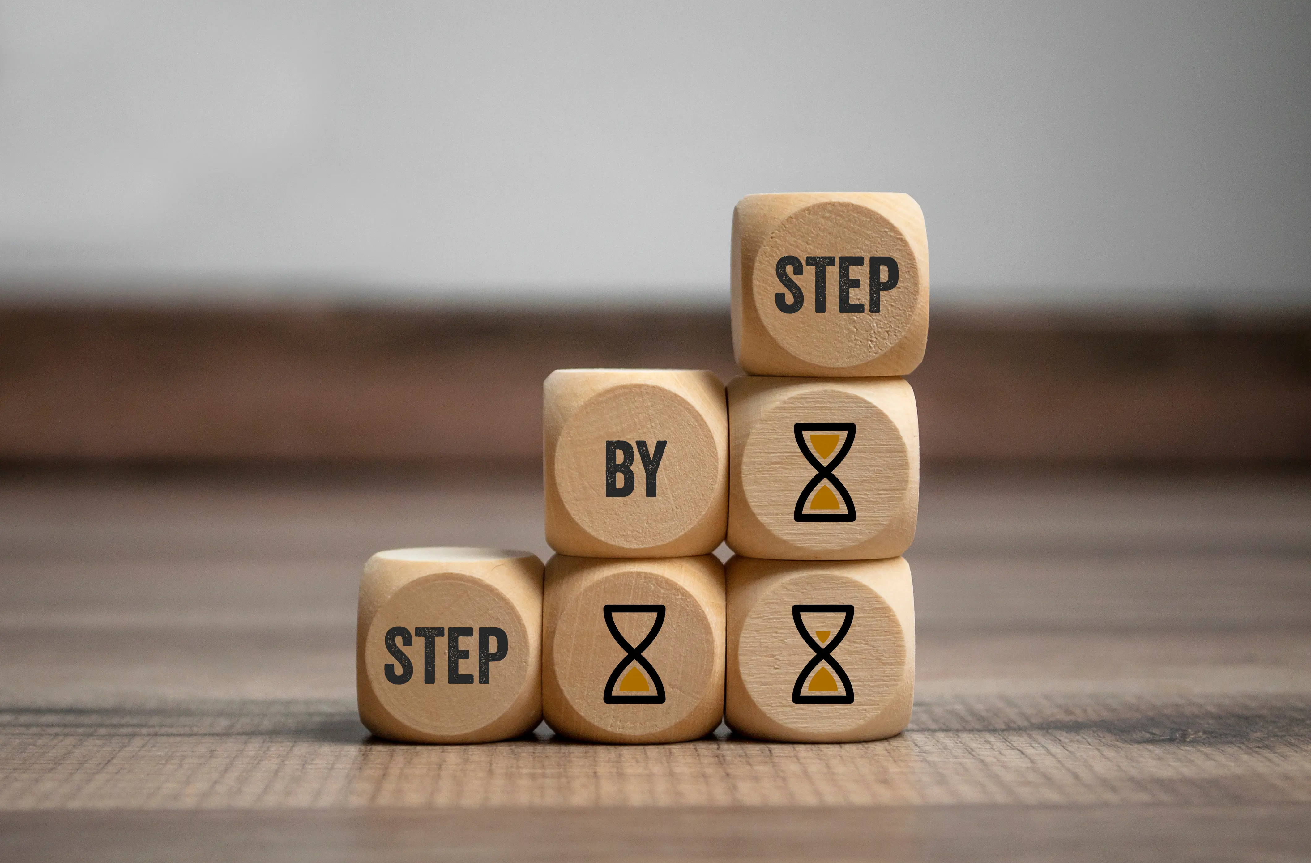 image illustrating the need to evolve step by step