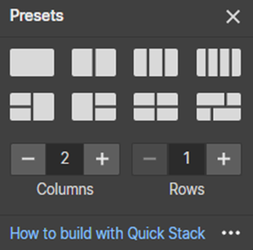 Quick Stack Presets